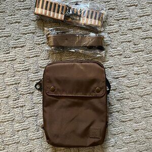IHKWIP Mocha XL Everyday Essentials Crossbody with 2 Straps - NEW w/o tags